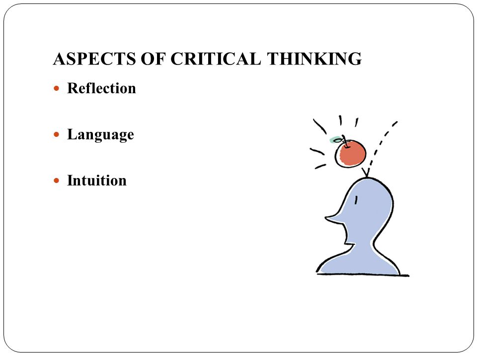4 aspects critical thinking